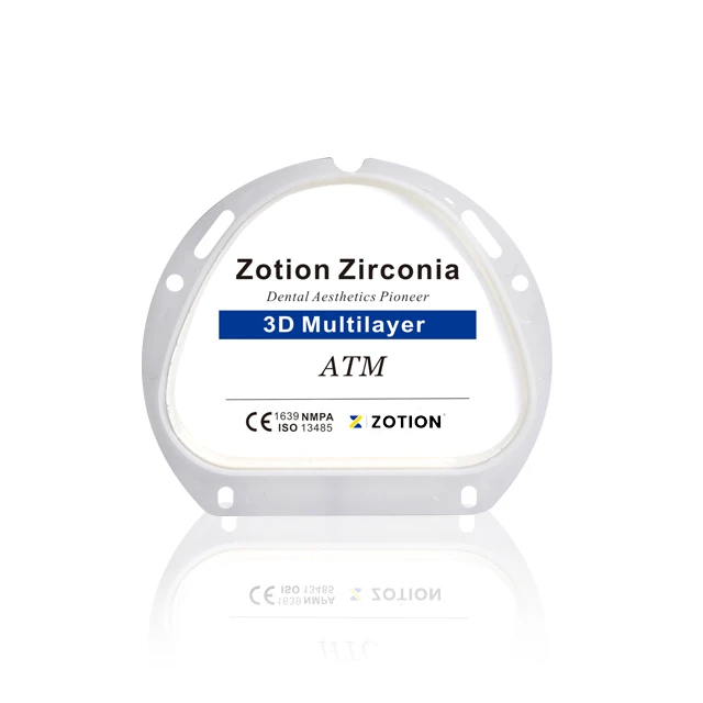Nature Dental Manufactures And Suppliers Zotion ATM Open System White Mouth Gag Zirconia Block