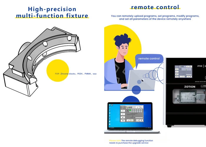 Zotion 5 Axis Dental Milling Machine advantage Zotion 5 Axis Dental Milling Machine advantage