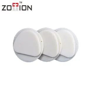 Zilā balta cad cam zobu vaska disks
